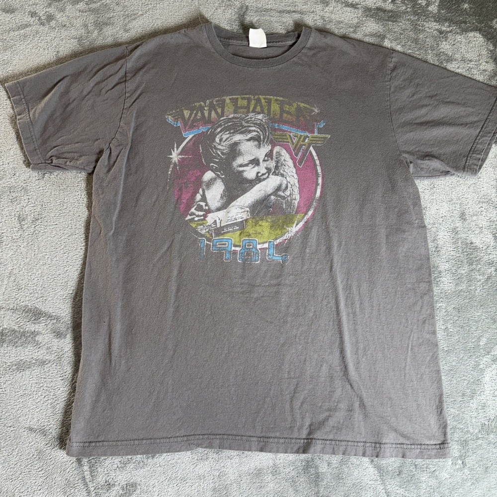 Van Halen Band T-Shirt Men's Size XL Bay Island Graphic Tee Y2K 2000's